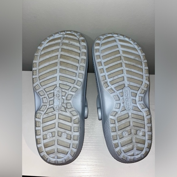 Classic Blue Fur Lined Croc Size M6/W8 - Picture 4 of 4